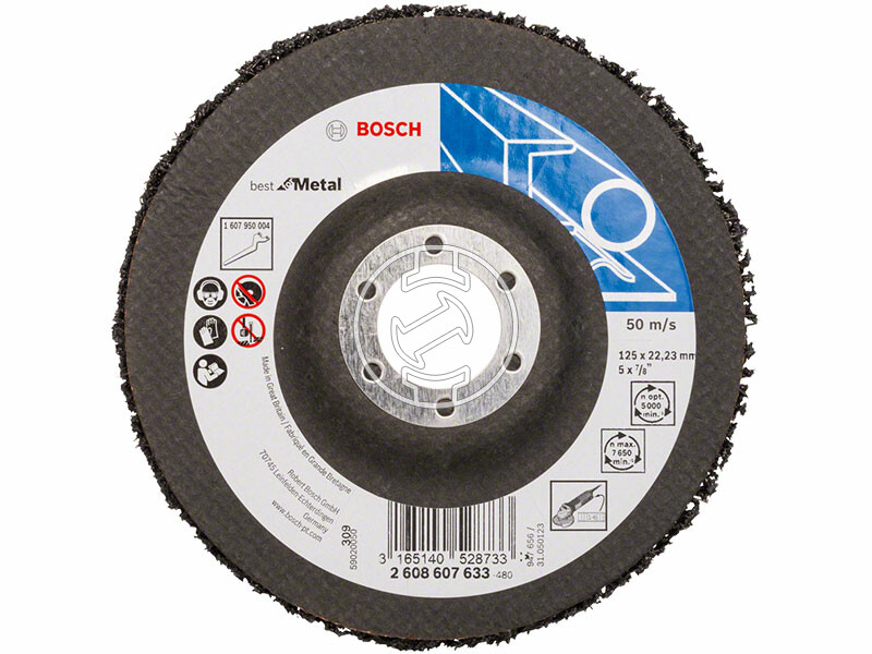 Bosch N377 ø 125 mm, ø 22,23 mm, SiC négertárcsa