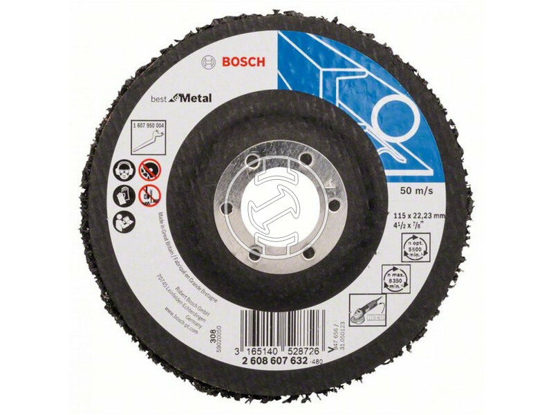 Bosch N377 ø 115 mm, ø 22,23 mm, SiC négertárcsa