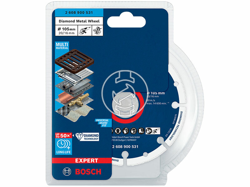 Bosch Ø 105 x 20/16 mm gyémánt vágótárcsa