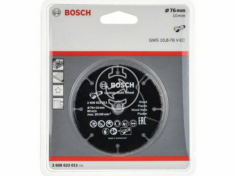 Bosch ø 76 mm karbid vágókorong