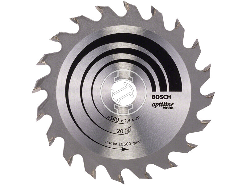 Bosch Optiline Wood 140 x 20 mm körfűrészlap