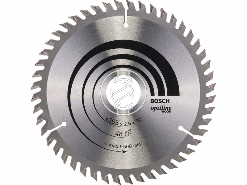 Bosch Optiline Wood ø 165 x 2,6 / 1,6 x 30 / 20 mm körfűrészlap