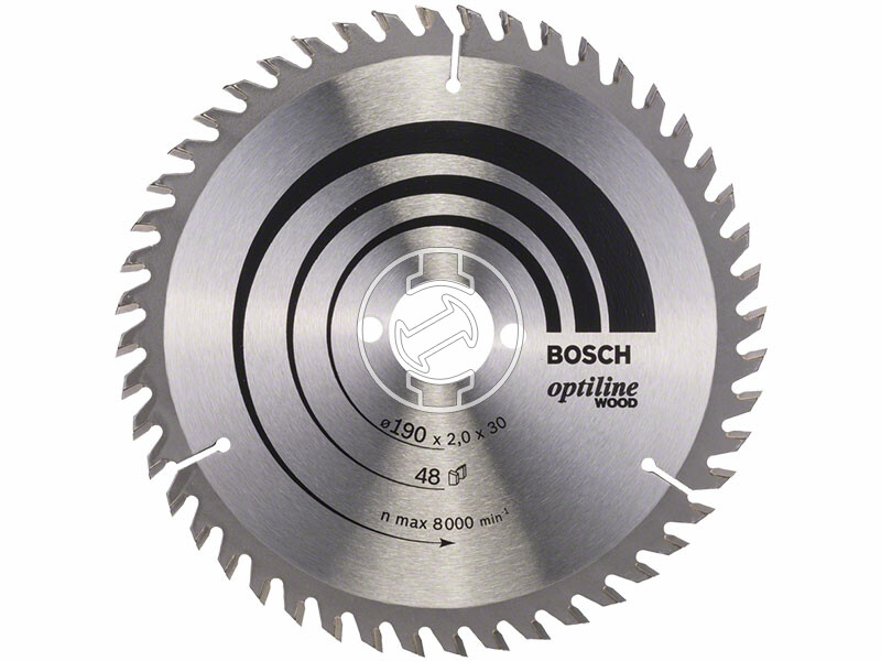 Bosch Optiline Wood ø 190 x 2,0 / 1,3 x 30 mm körfűrészlap
