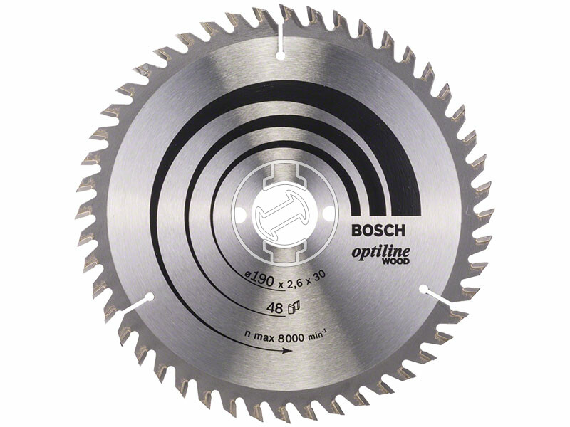 Bosch Optiline Wood ø 190 x 2,6 / 1,6 x 30 mm körfűrészlap