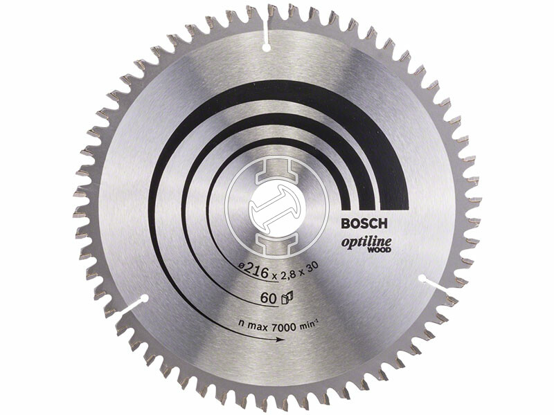 Bosch Optiline Wood ø 216 x 2,8 / 1,8 x 30 mm körfűrészlap