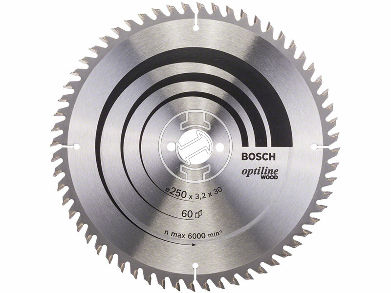 Bosch Optiline Wood ø 250 x 3,2 / 2,2 x 30 mm körfűrészlap
