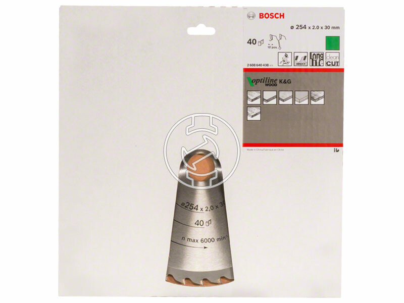 Bosch Optiline Wood ø 254 x 2,0 / 1,4 x 30 mm körfűrészlap