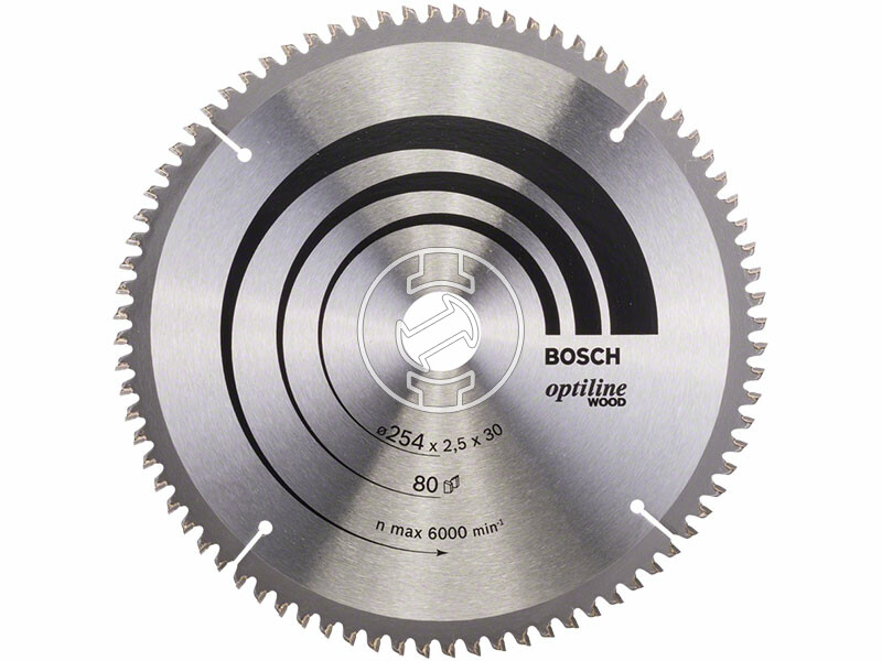Bosch Optiline Wood ø 254 x 2,5 / 1,8 x 30 mm körfűrészlap