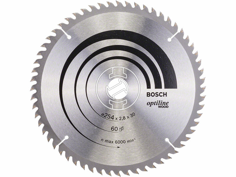 Bosch Optiline Wood ø 254 x 2,8 / 1,8 x 30 mm körfűrészlap