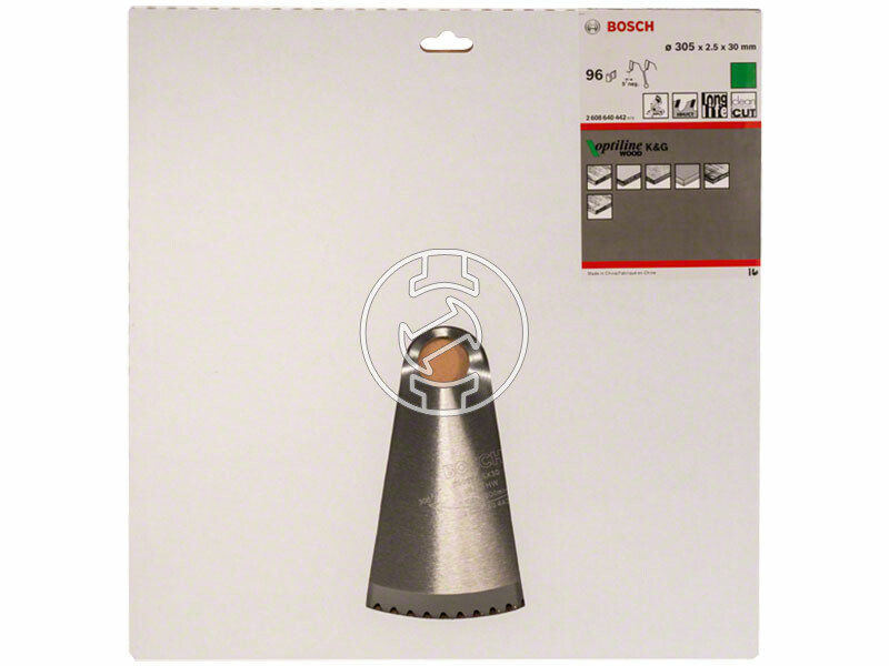 Bosch Optiline Wood ø 305 x 2,5 / 1,8 x 30 mm körfűrészlap