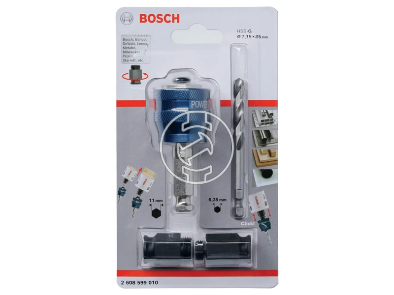 Bosch Power Change körkivágó adapter HEX 11