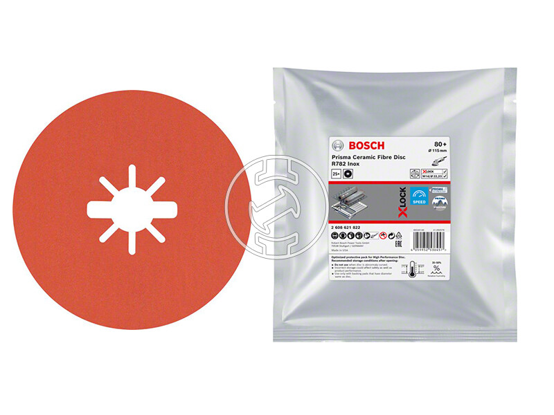 Bosch Prisma X-LOCK 115mm G80 fibertárcsa