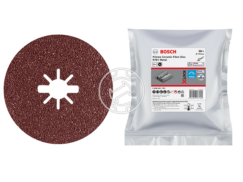 Bosch Prisma X-LOCK 115mm G80 fibertárcsa