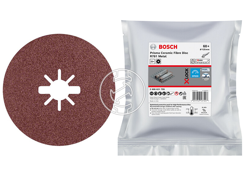 Bosch Prisma X-LOCK 125mm G60 fibertárcsa