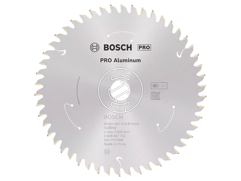 Bosch PRO Aluminium körfűrészlap 136 x 1,6 x 15,875 mm