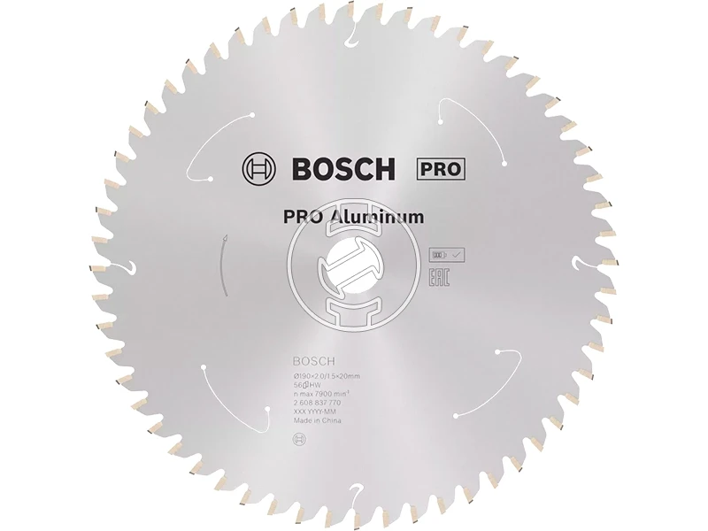 Bosch PRO Aluminium körfűrészlap 190 x 2 x 20 mm