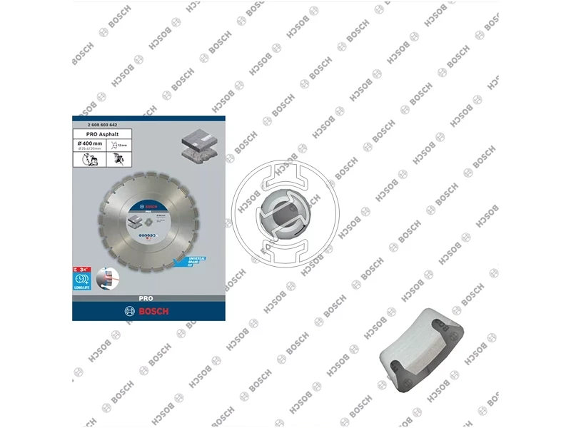 Bosch PRO Asphalt gyémánt vágótárcsa 400 x 20/25,4 mm