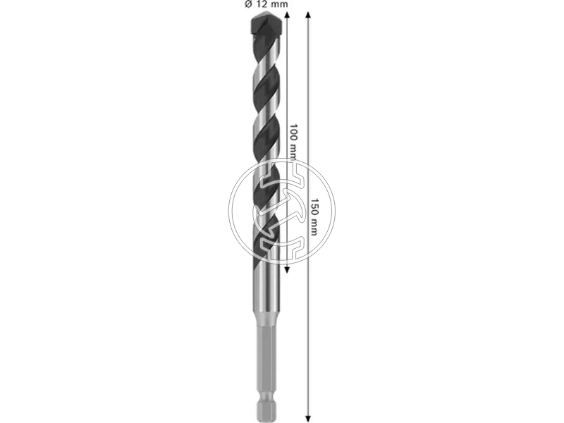 Kép: Bosch PRO HEX-5 kozetfuroszar 12x100x150 mm_2.webp