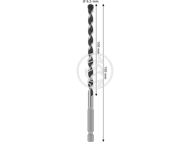 Kép: Bosch PRO HEX-5 kozetfuroszar 6.5 x 100 x 150 mm_2.webp