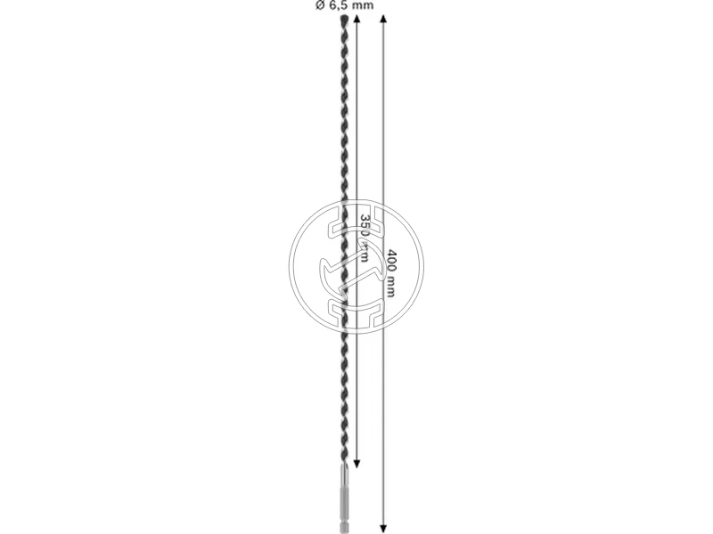 Kép: Bosch PRO HEX-5 kozetfuroszar 6.5 x 350 x 400 mm_2.webp
