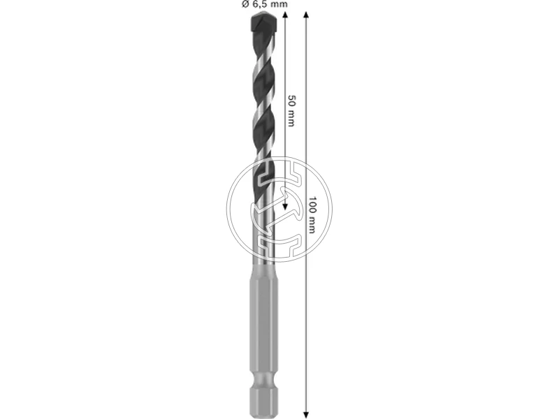 Kép: Bosch PRO HEX-5 kozetfuroszar 6.5x50x100 mm_2.webp