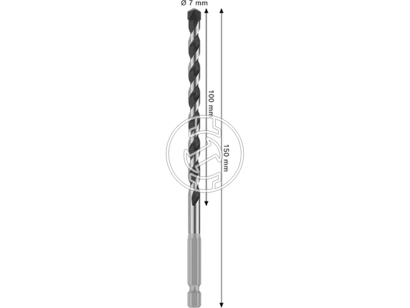 Kép: Bosch PRO HEX-5 kozetfuroszar 7 x 100 x 150 mm_2.webp