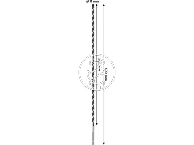Kép: Bosch PRO HEX-5 kozetfuroszar 8 x 350 x 400 mm_2.webp