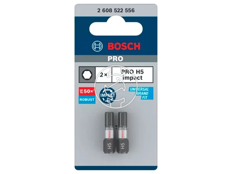 Bosch PRO Hex imbusz behajtóbit H5, 25 mm, 2 db