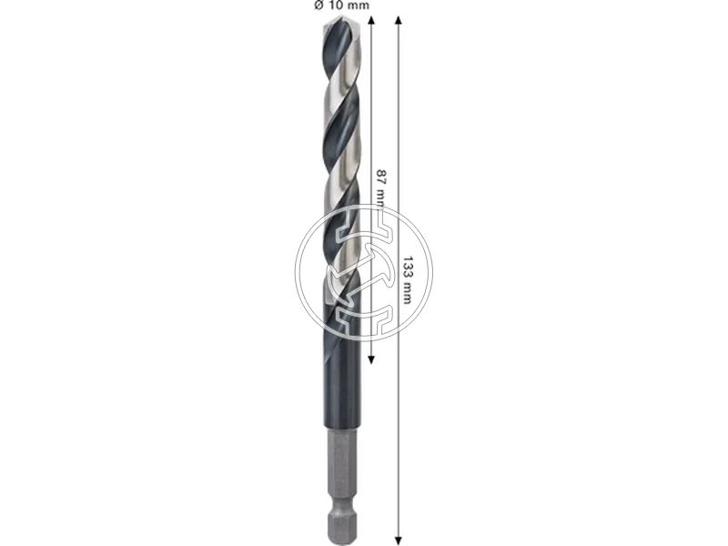 Kép: Bosch PRO Metal hss-g femfuro 10 x 87 x 133 mm_2.webp
