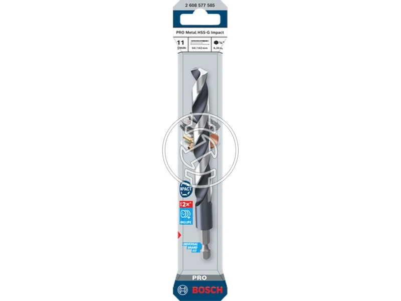 Kép: Bosch PRO Metal hss-g femfuro 11 x 94 x 142 mm_1.webp