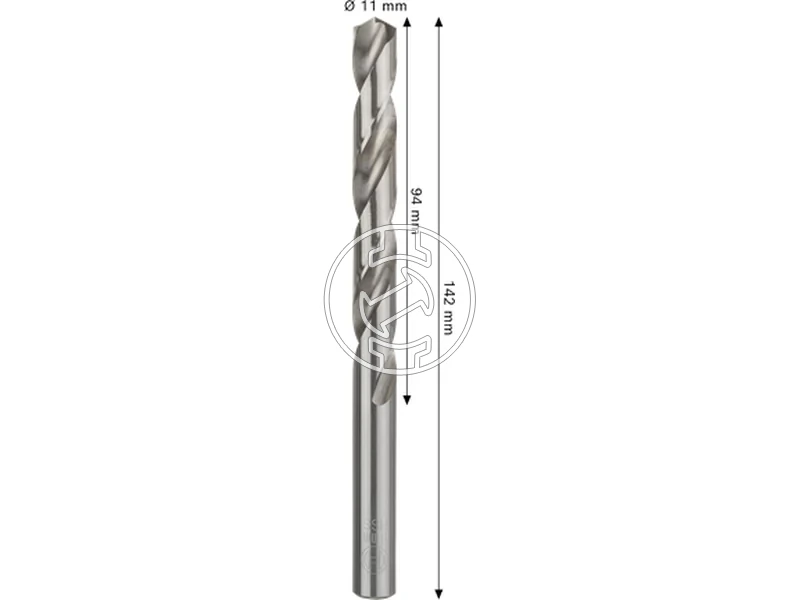 Kép: Bosch PRO Metal hss-g femfuro 11 x 94 x 142 mm_2.webp