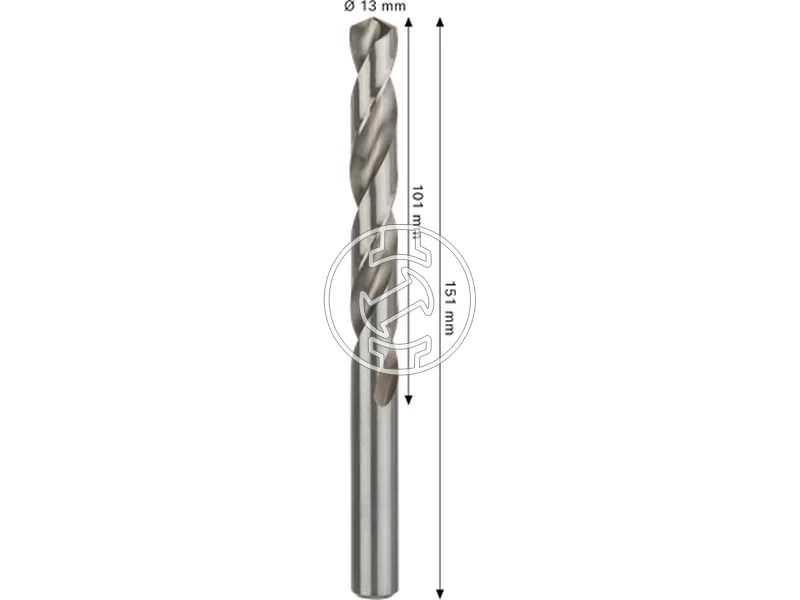 Kép: Bosch PRO Metal hss-g femfuro 13 x 101 x 151 mm_2.webp