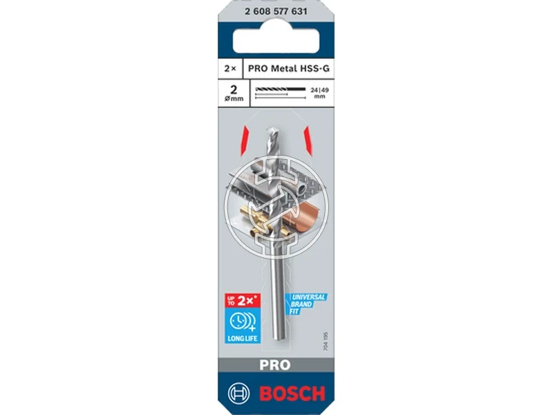Kép: Bosch PRO Metal hss-g femfuro 2 x 24 x 49 mm 2db_1.webp