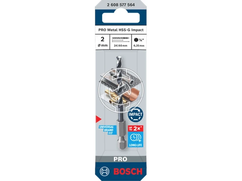 Kép: Bosch PRO Metal hss-g femfuro 2 x 24 x 60 mm_1.webp