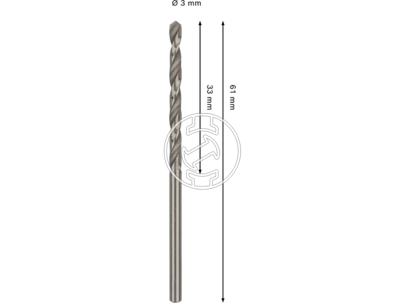 Kép: Bosch PRO Metal hss-g femfuro 3 x 33 x 61 mm 2db_2.webp