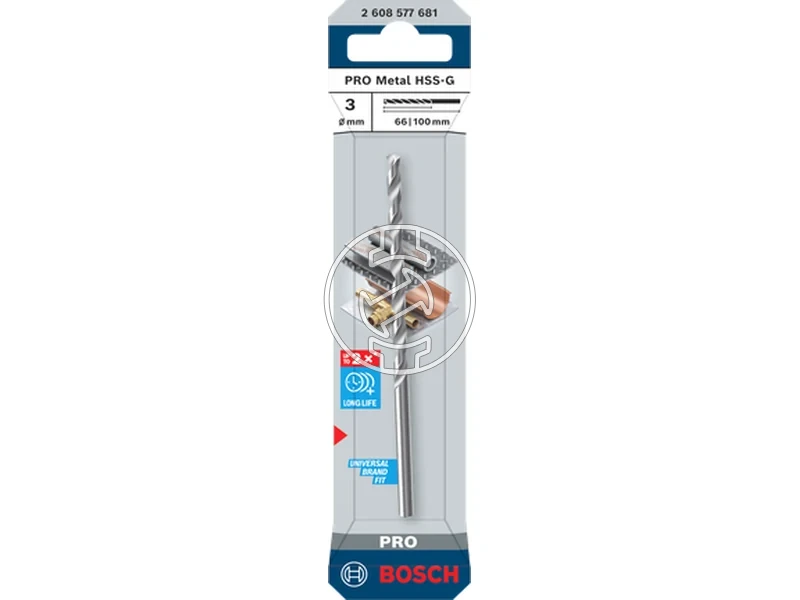 Kép: Bosch PRO Metal hss-g femfuro 3 x 66 x 100 mm_1.webp