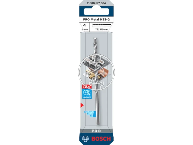 Kép: Bosch PRO Metal hss-g femfuro 4 x 78 x 119 mm_1.webp