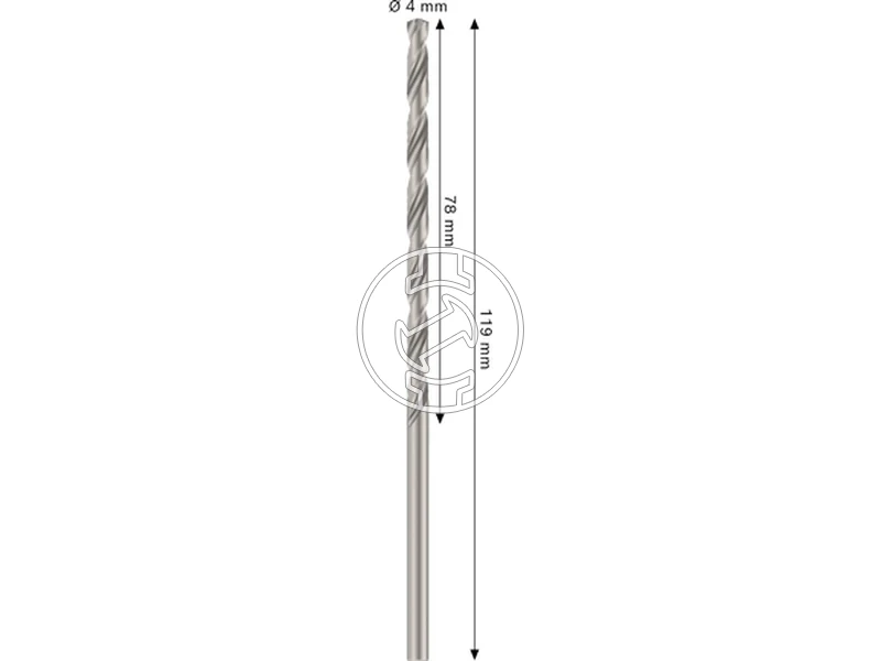 Kép: Bosch PRO Metal hss-g femfuro 4 x 78 x 119 mm_2.webp
