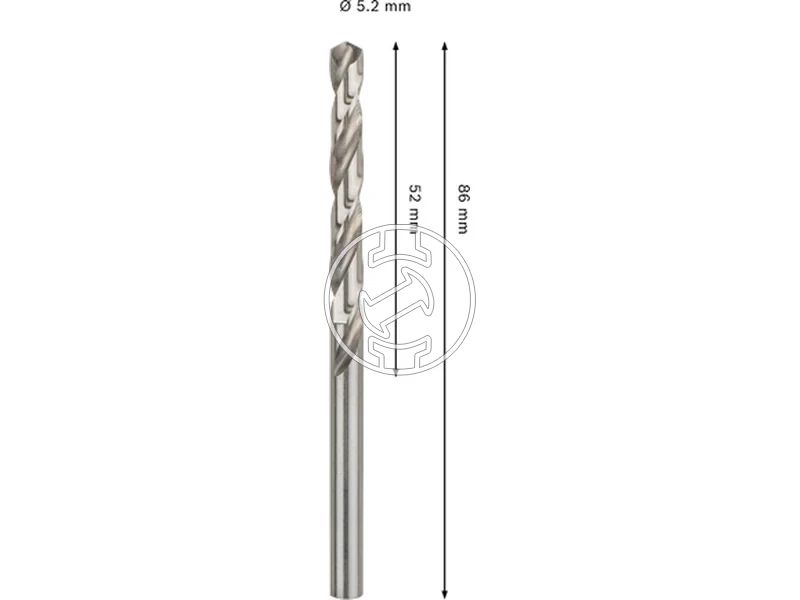 Kép: Bosch PRO Metal hss-g femfuro 52 x 52 x 86 mm_2.webp