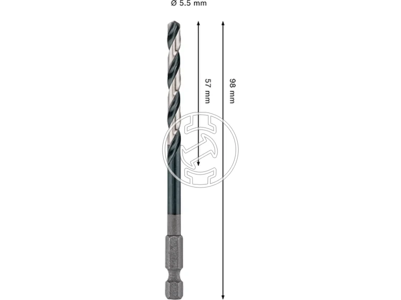 Kép: Bosch PRO Metal hss-g femfuro 55 x 57 x 98 mm_2.webp