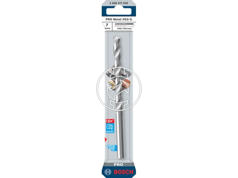 Kép: Bosch PRO Metal hss-g femfuro 7 x 102 x 156 mm_1.webp