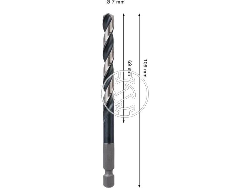 Kép: Bosch PRO Metal hss-g femfuro 7 x 69 x 109 mm_2.webp