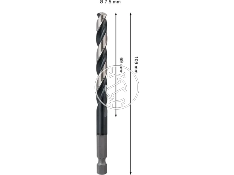 Kép: Bosch PRO Metal hss-g femfuro 75 x 69 x 109 mm_2.webp