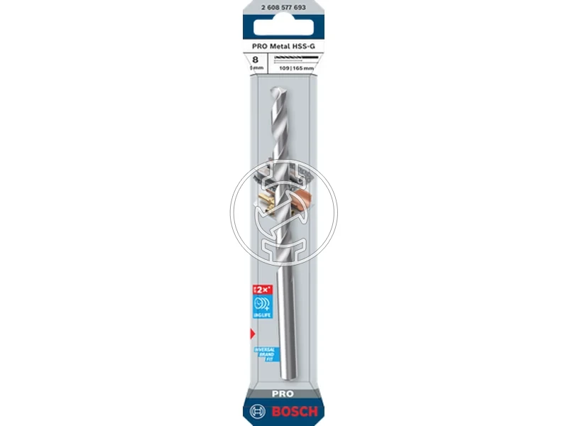 Kép: Bosch PRO Metal hss-g femfuro 8 x 109 x 165 mm_1.webp