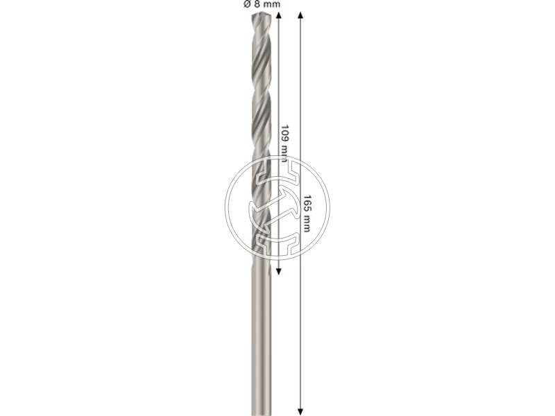 Kép: Bosch PRO Metal hss-g femfuro 8 x 109 x 165 mm_2.webp