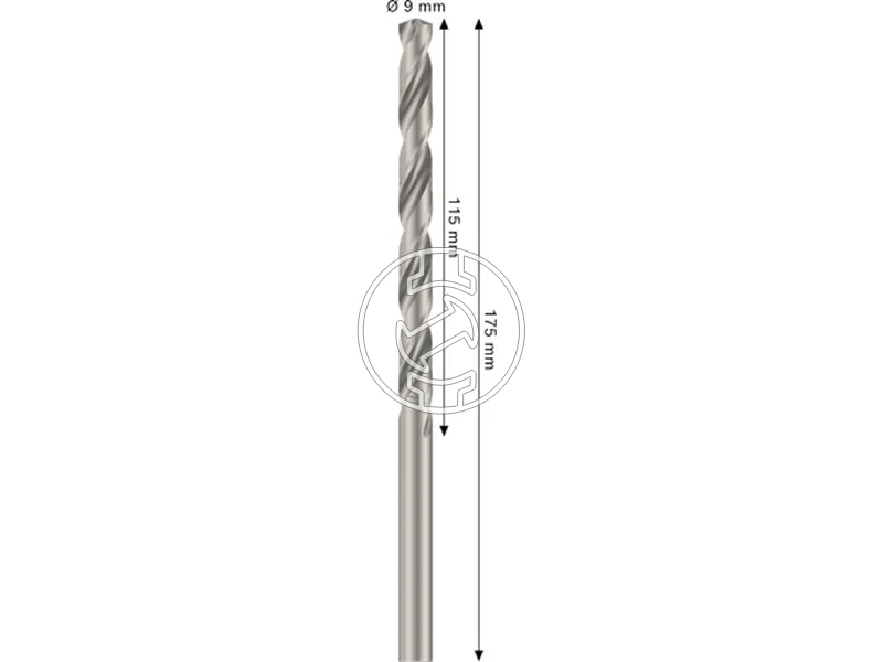 Kép: Bosch PRO Metal hss-g femfuro 9 x 115 x 175 mm_2.webp