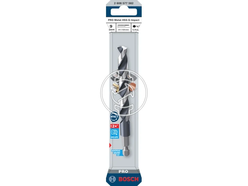 Kép: Bosch PRO Metal hss-g femfuro 9 x 81 x 125 mm_1.webp