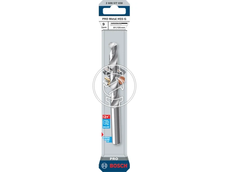 Kép: Bosch PRO Metal hss-g femfuro 9 x 81 x 125 mm_1.webp