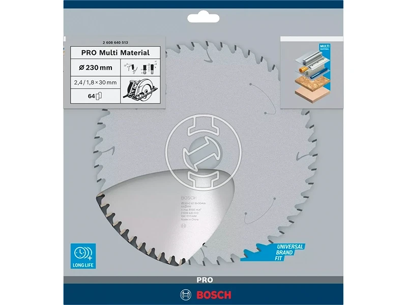 Bosch PRO Multi Material körfűrészlap 230 x 2,4 x 30 mm