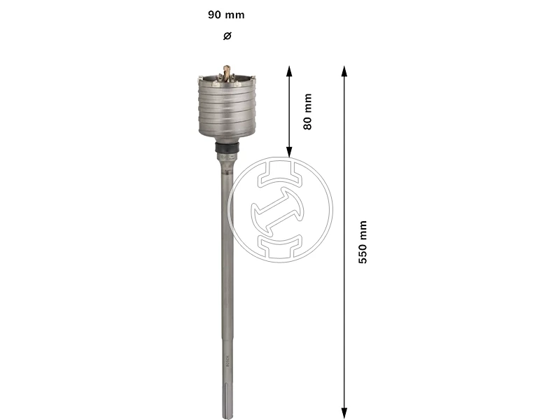 Bosch PRO SDS max-5 Core Cutter sDS-Max dobozfúró 90 x 80 x 420 mm